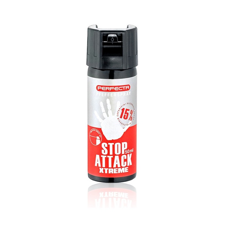 Perfecta - Obranný sprej Stop Attack Xtreme Kaser 50ml 50ml přímý proud