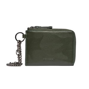 Zipped Pouch Peněženka s řetízkem - green