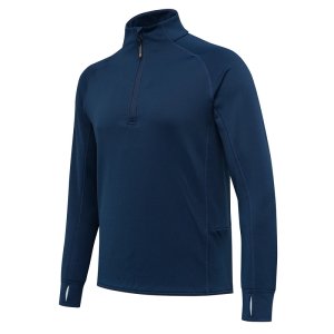 Stretch Tech Half Zip Fleece mikina - Blue Total Eclipse