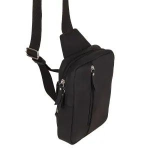 2wolfs PANDA Crossbody taška - Black
