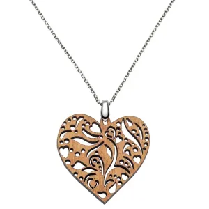 Dřevěný náhrdelník Coeur De Fleur Barrique
