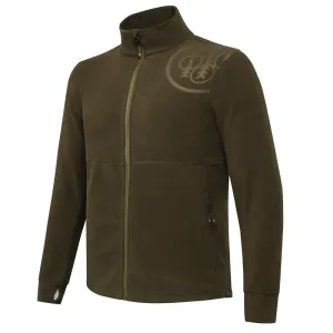 HP Logo Full Zip Fleece mikina - Green Moss