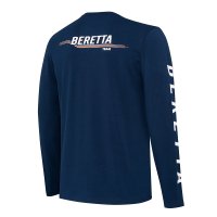 Beretta Team triko LS - Blue Total Eclipse