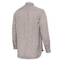 Ellis LS košile - Ivory & Green Check