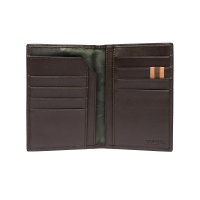 Classic Vertical Bifold peněženka - Brown