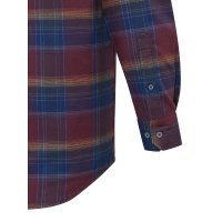 Cadet Flannel košile - Burgundy Check