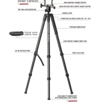BOG Střelecká hůl Deathgrip Infinite Tripod Carbon Fiber trojnožka