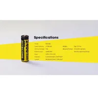 Nitecore NH2400 set 4ks Li-ion AA battery 1,5V 2400mAh USB-C nabíjací port + nabíjací multi kábel