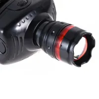 LED čelovka ZOOM černá