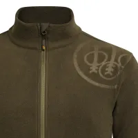 HP Logo Full Zip Fleece mikina - Green Moss