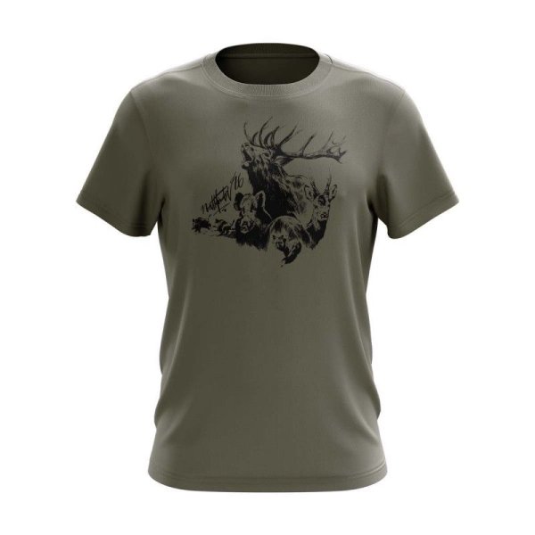 Northfinder BENNIE triko greengrey
