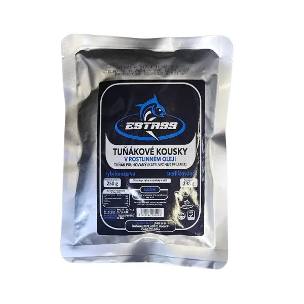 Estass Tuňákové kousky ve slunečnicovém oleji 250g